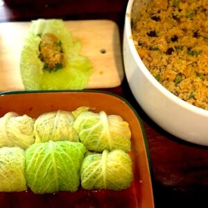 Spicy stuffed cabbage