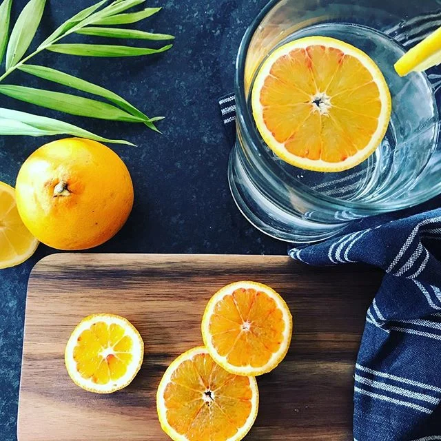 Drink citrus infused water